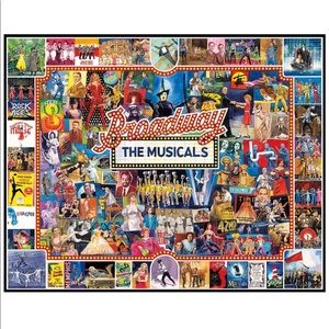 White Mountain Broadway Musicals 1000 pc puzzle